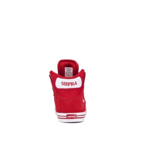 Kids Supra High Top Shoes VAIDER Formula One/White/white | AU-82981